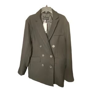 know.one.cares Women's Size Small Double Breasted Jacket Grey Business Wear NWT